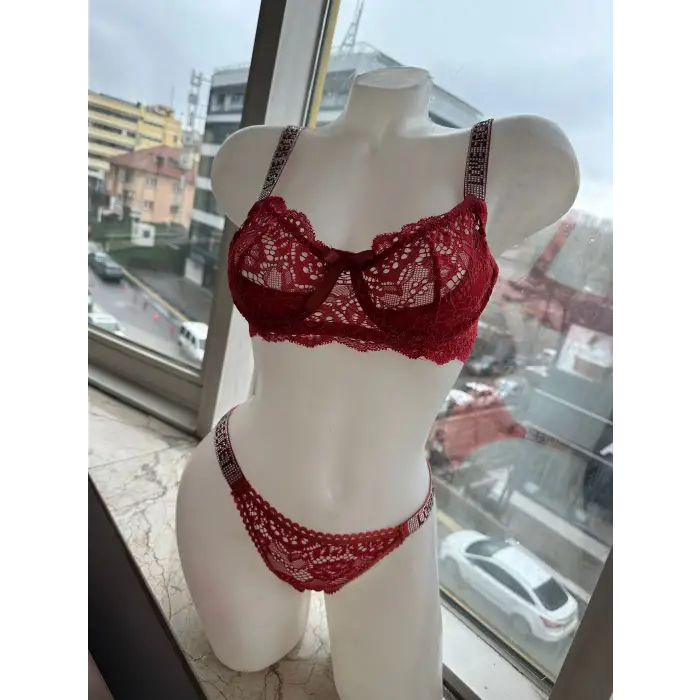 Taşlı Sütyen Takım