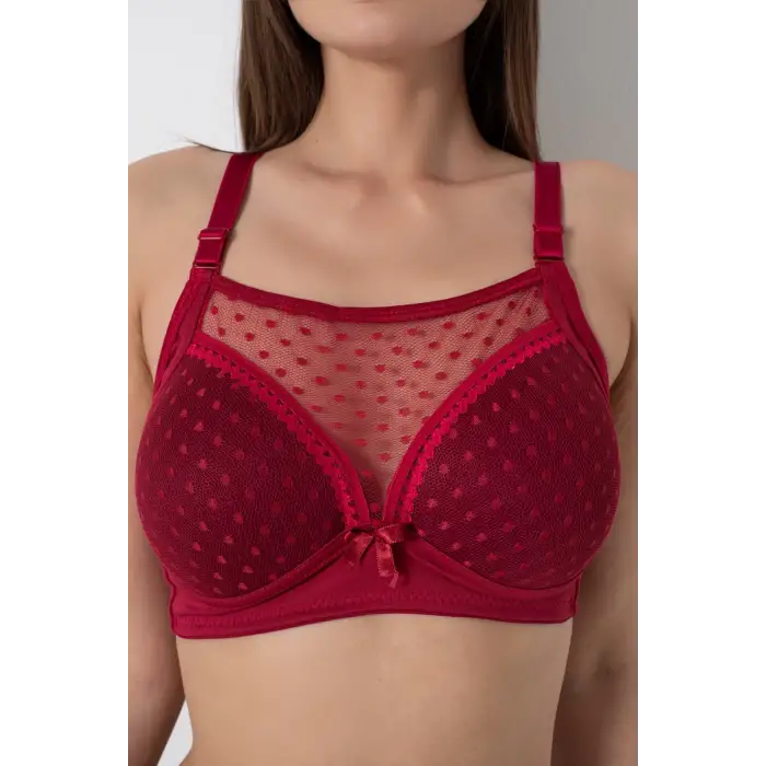 Tüllü Balensiz Toparlayıcı Sütyen