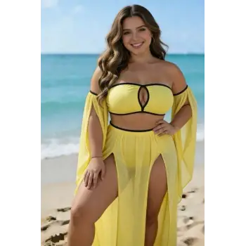 Fantezi Transparan Oryantal Kostüm