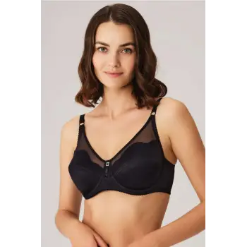 Balenli Tüllü Küçütücü Toparlayıcı Sütyen