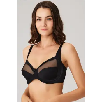 Balenli Tüllü Toparlayıcı Sütyen