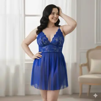 Büyük Beden Fantezi Transparan Gecelik