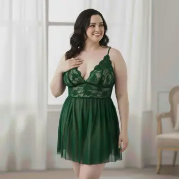 Büyük Beden Fantezi Transparan Gecelik