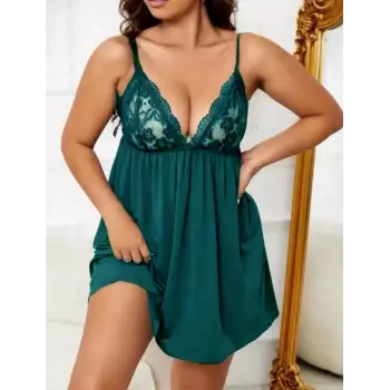 BÜYÜK BEDEN JARSE FANTEZİ GECELİK