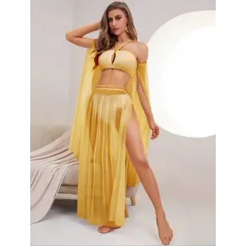 Fantezi Transparan Oryantal Kostüm