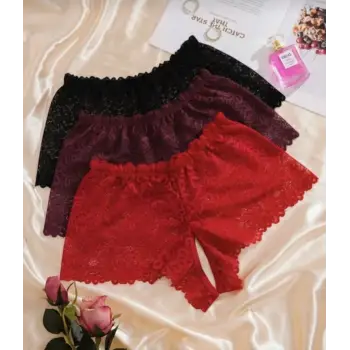 ÖZEL BÖLGESİ AÇIK DANTEL KÜLOT (3 ADET)