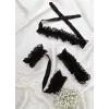 Dantel Fantezi Set (Bacak Bandı-Göz Bandı-Kelepçe)