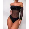 Taşlı Fantazi Bodysuit