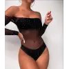 Taşlı Fantazi Bodysuit