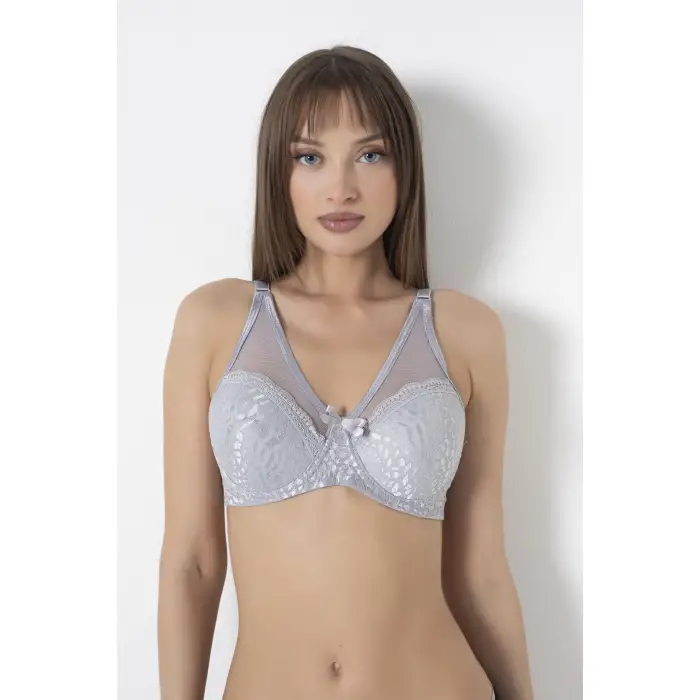 Mozaik Desen Tüllü Toparlayıcı Sütyen