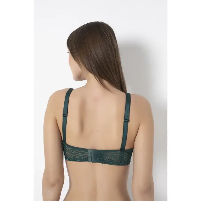 Mozaik Desen Tüllü Toparlayıcı Sütyen