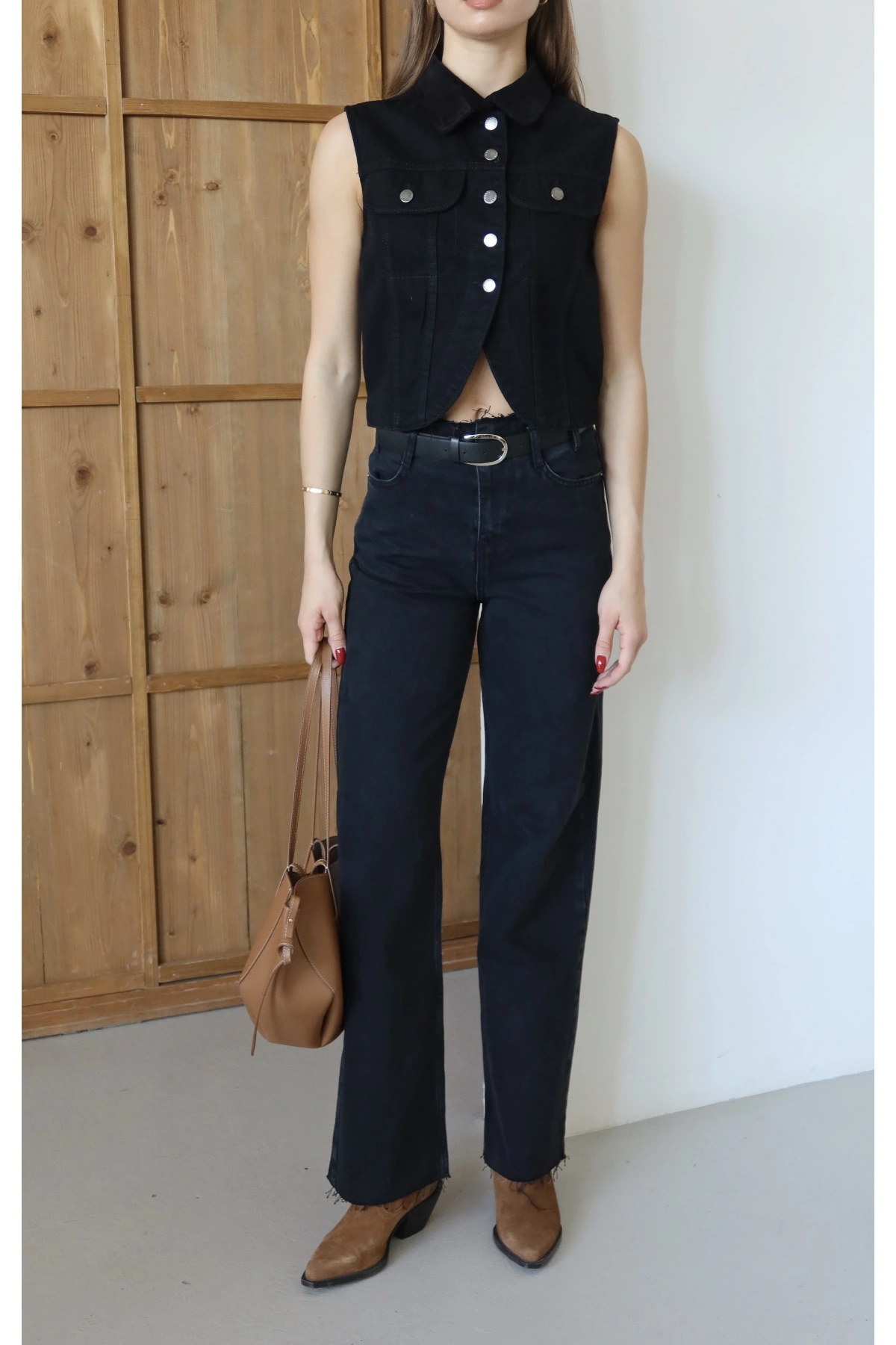 Beli Dikişsiz Pantolon Siyah