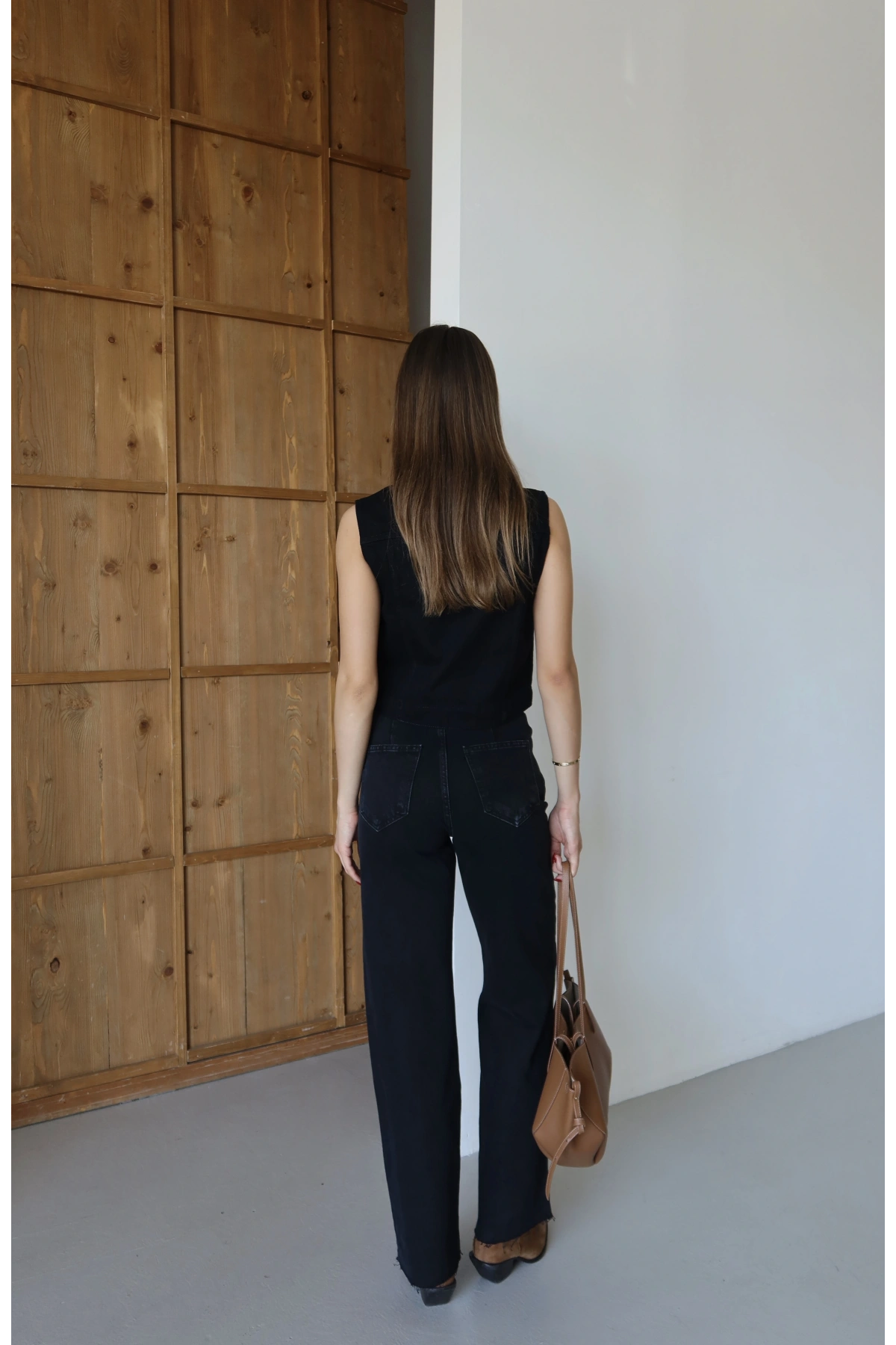 Beli Dikişsiz Pantolon Siyah