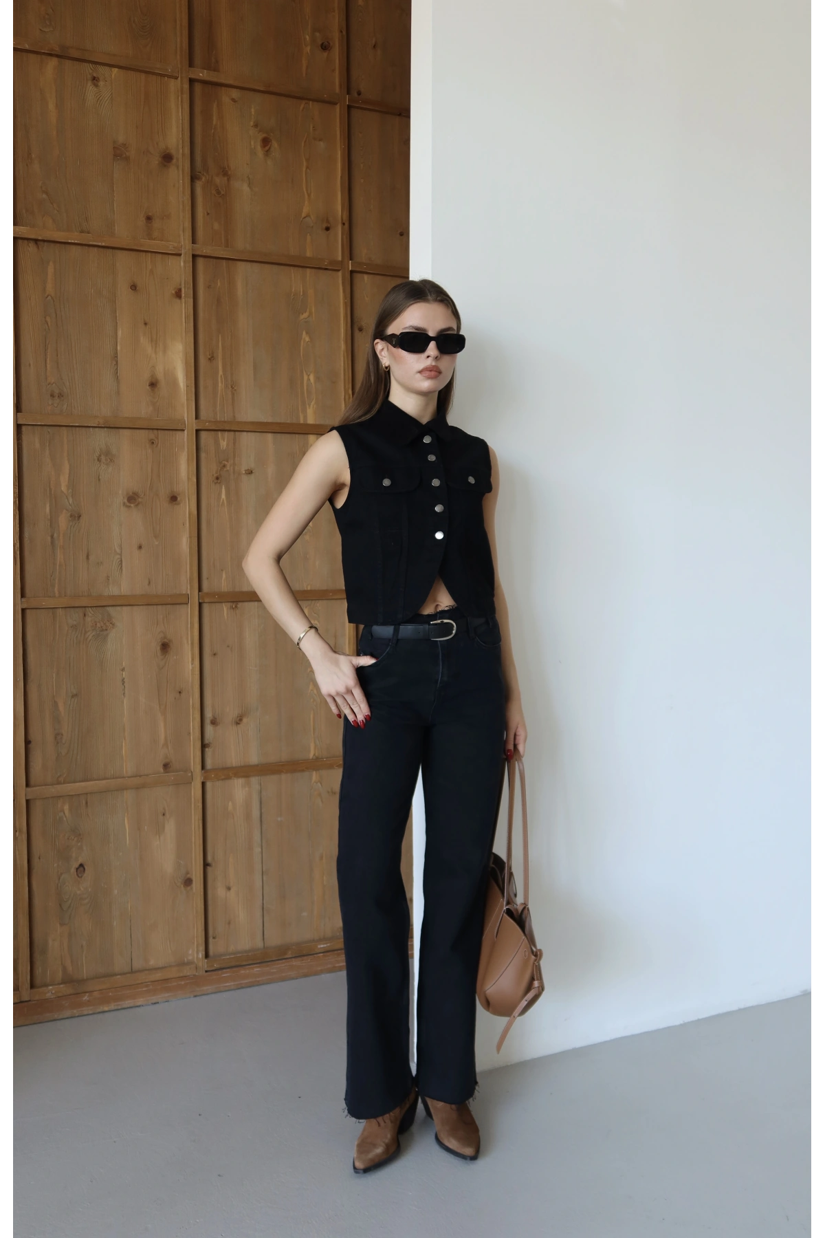 Beli Dikişsiz Pantolon Siyah