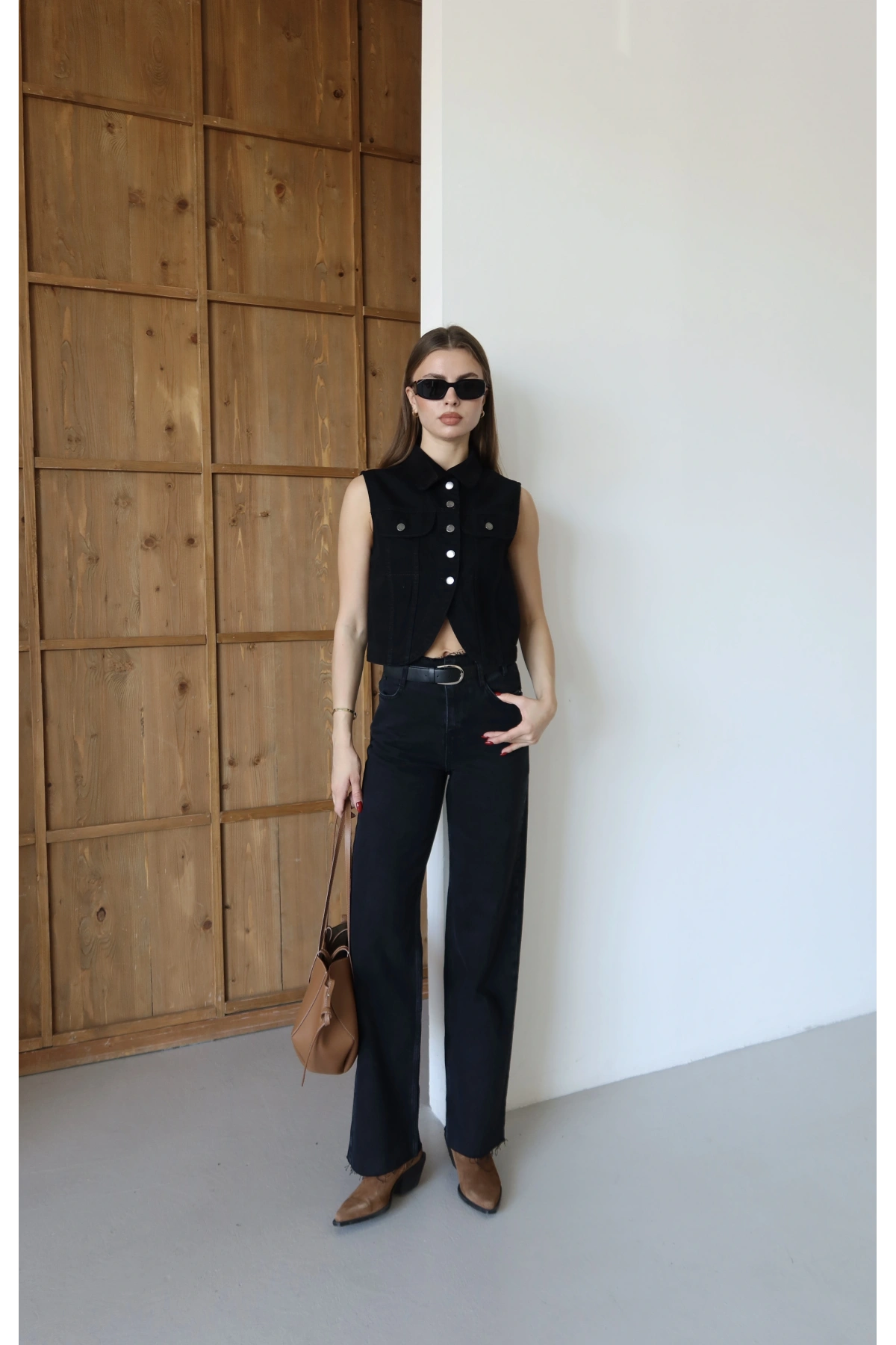 Beli Dikişsiz Pantolon Siyah