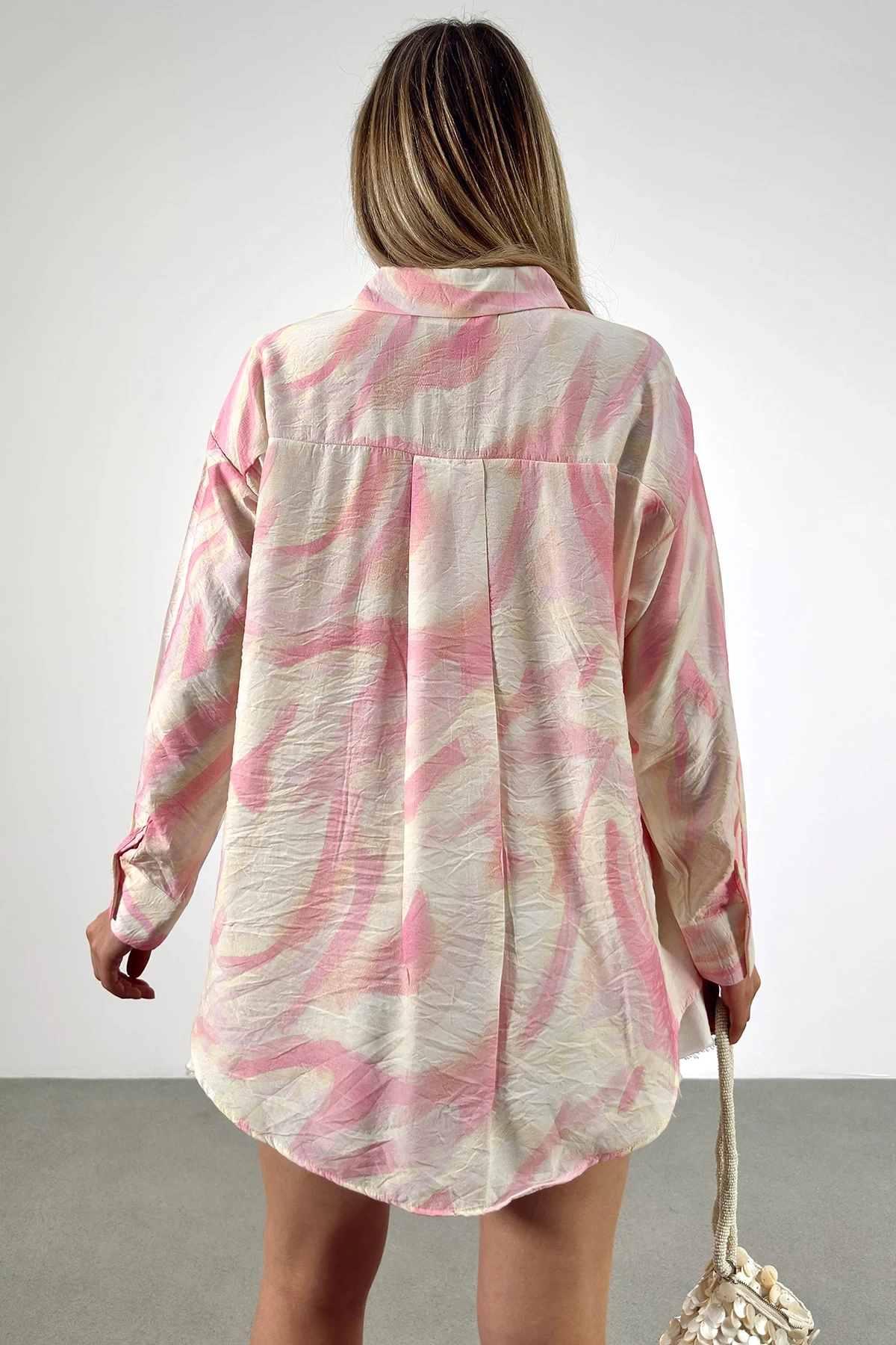 Deniz Esintisi Gömlek Pembe