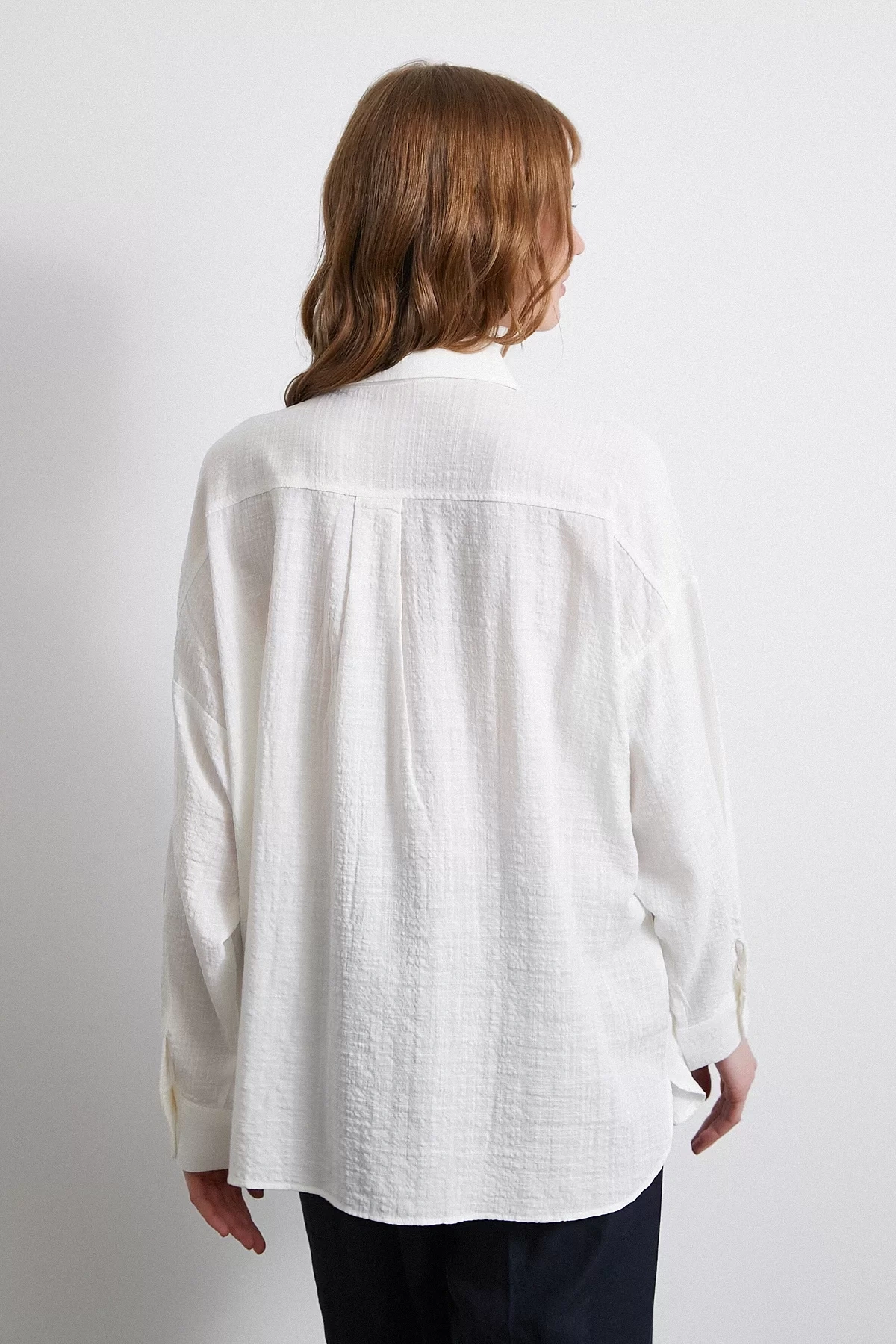 Oversize Pamuk Gömlek