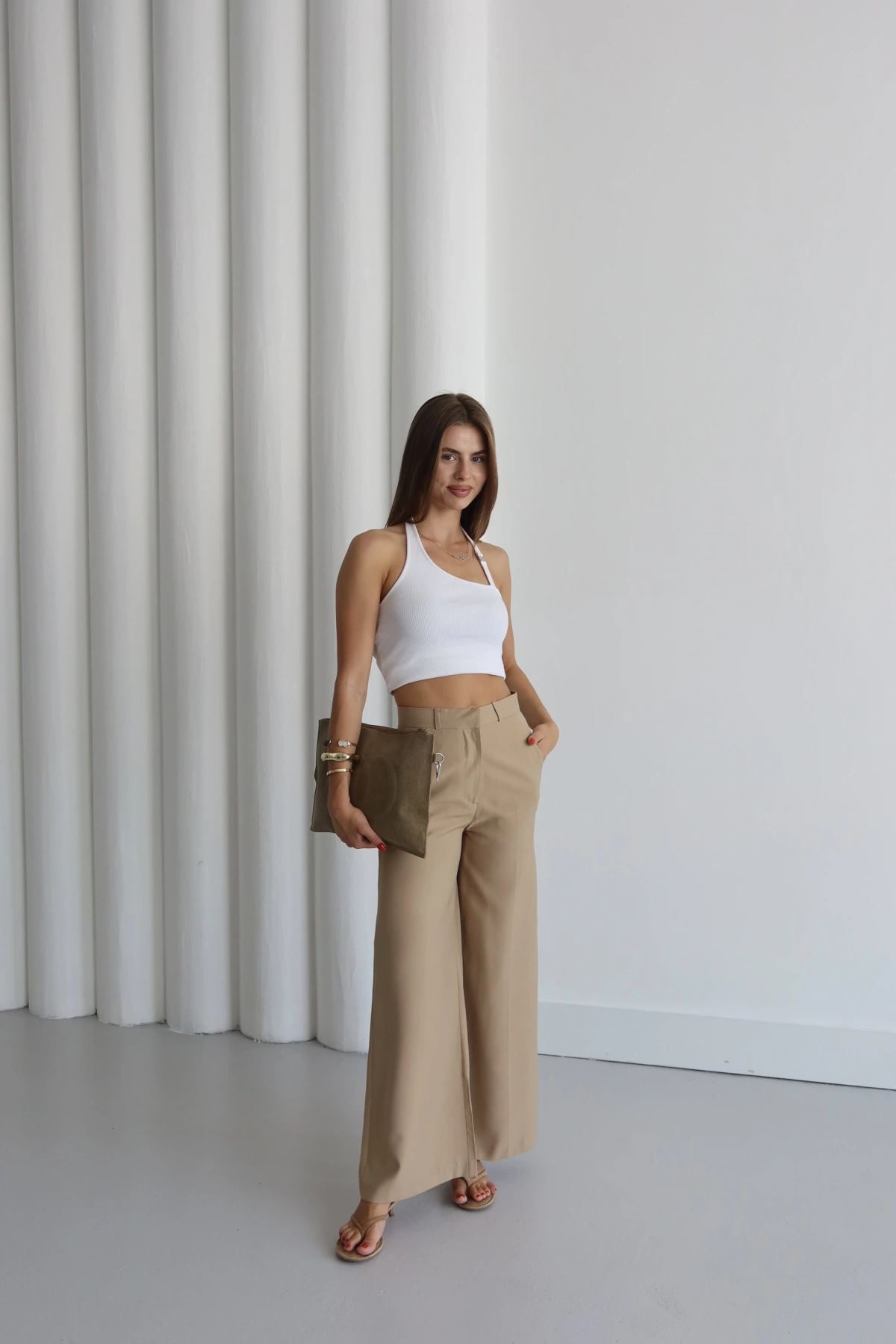 Palazzo Pantolon Bej