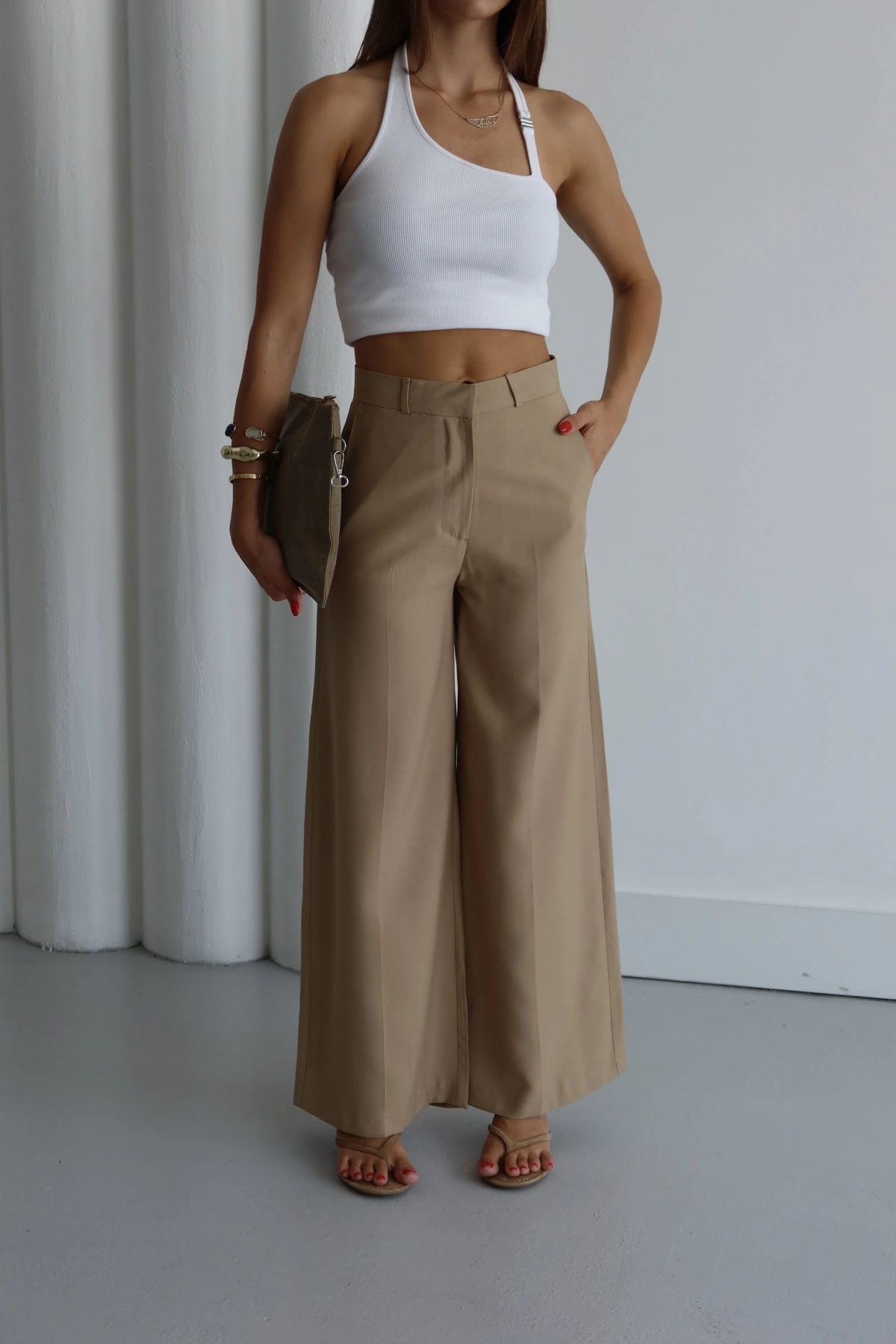Palazzo Pantolon Bej