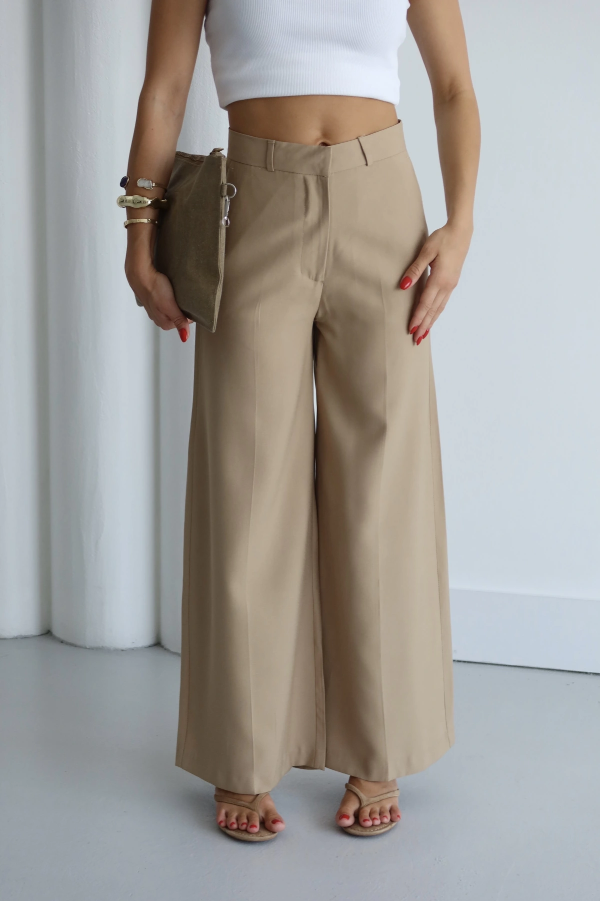 Palazzo Pantolon Bej