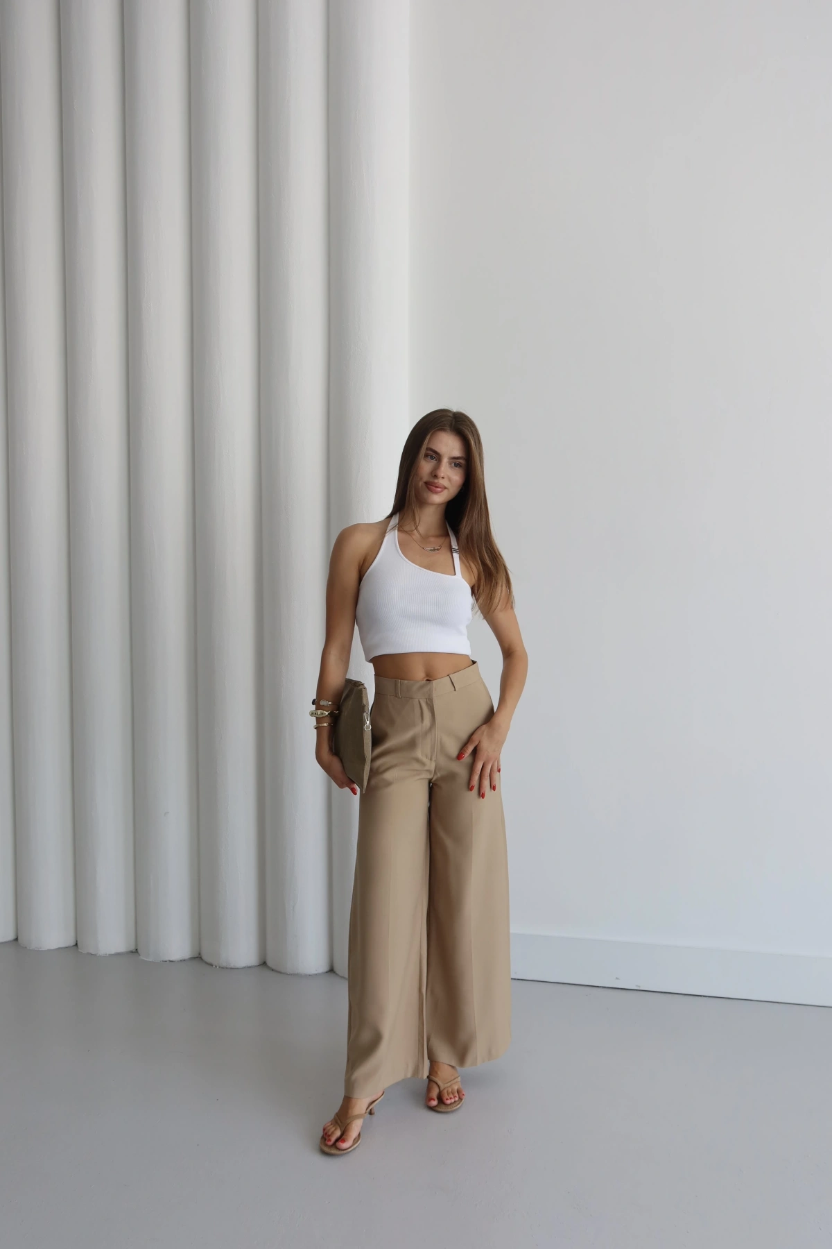 Palazzo Pantolon Bej