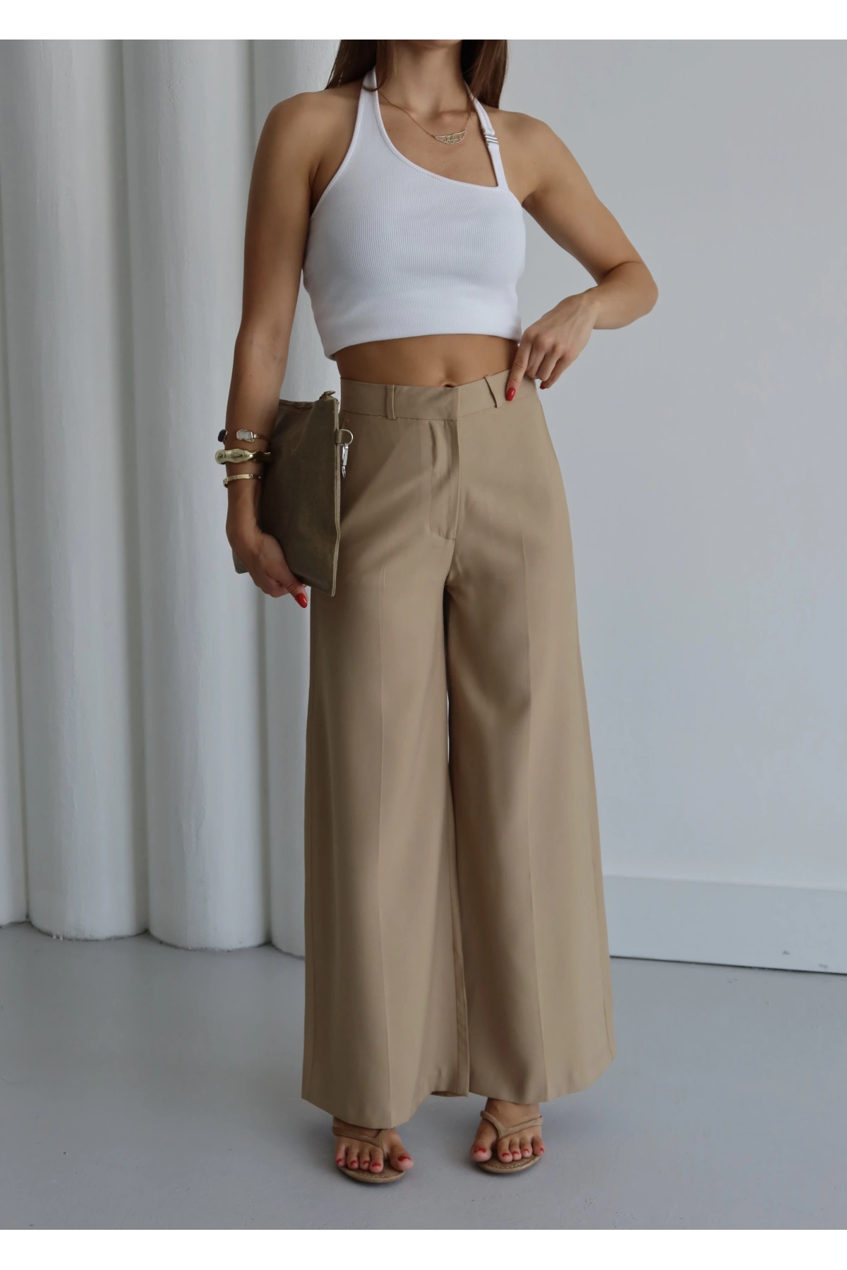Palazzo Pantolon Bej