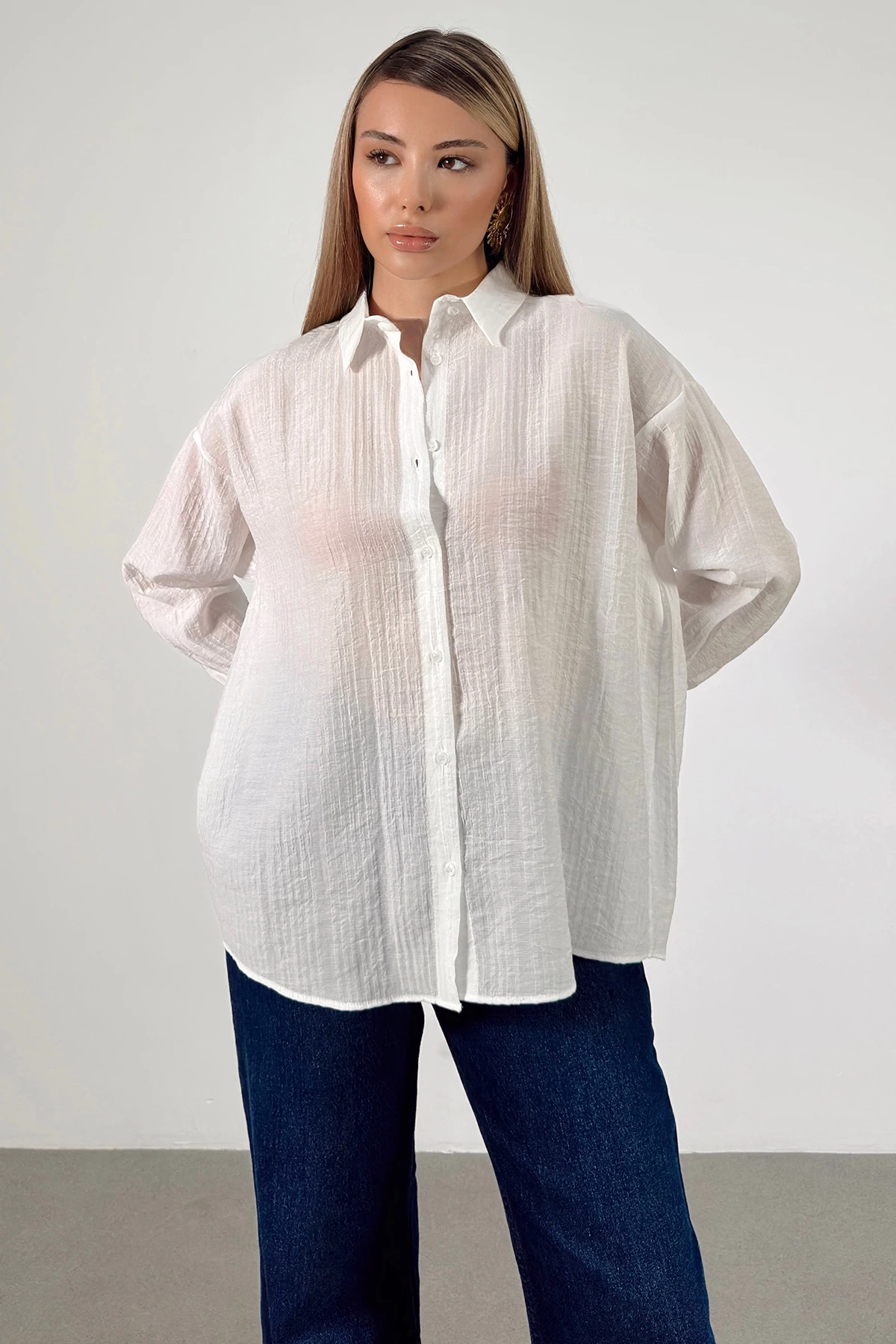 Paralel Çizgili Gömlek