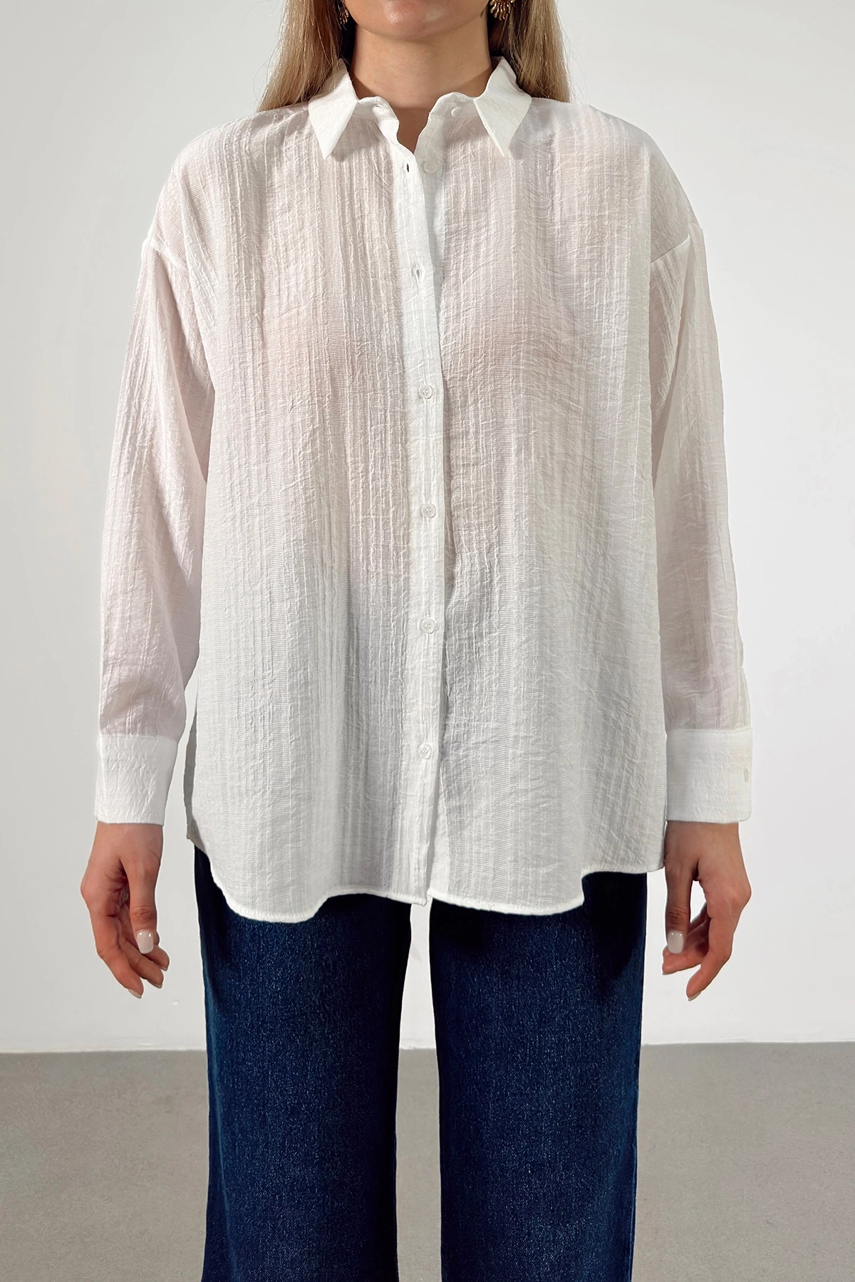 Paralel Çizgili Gömlek