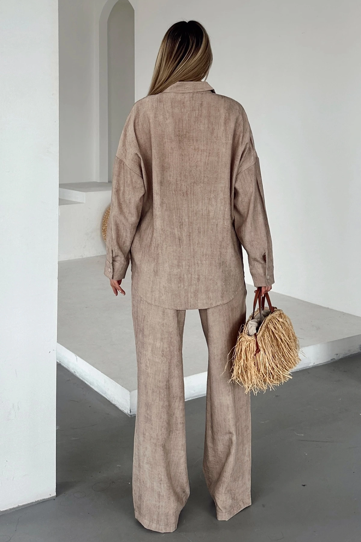 Rahat Kesim Gömlek Bej