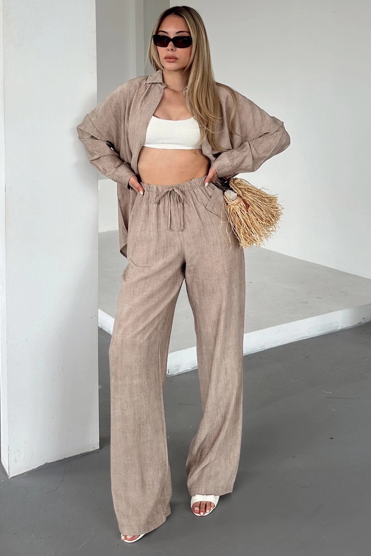 Rahat Kesim Pantolon Bej