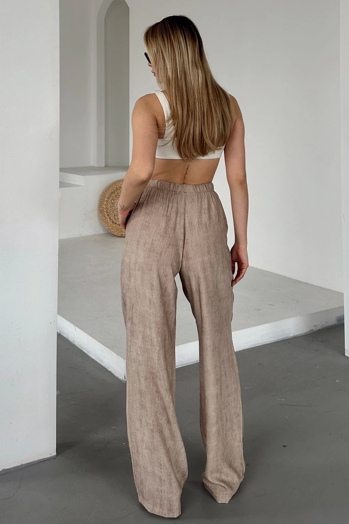 Rahat Kesim Pantolon Bej