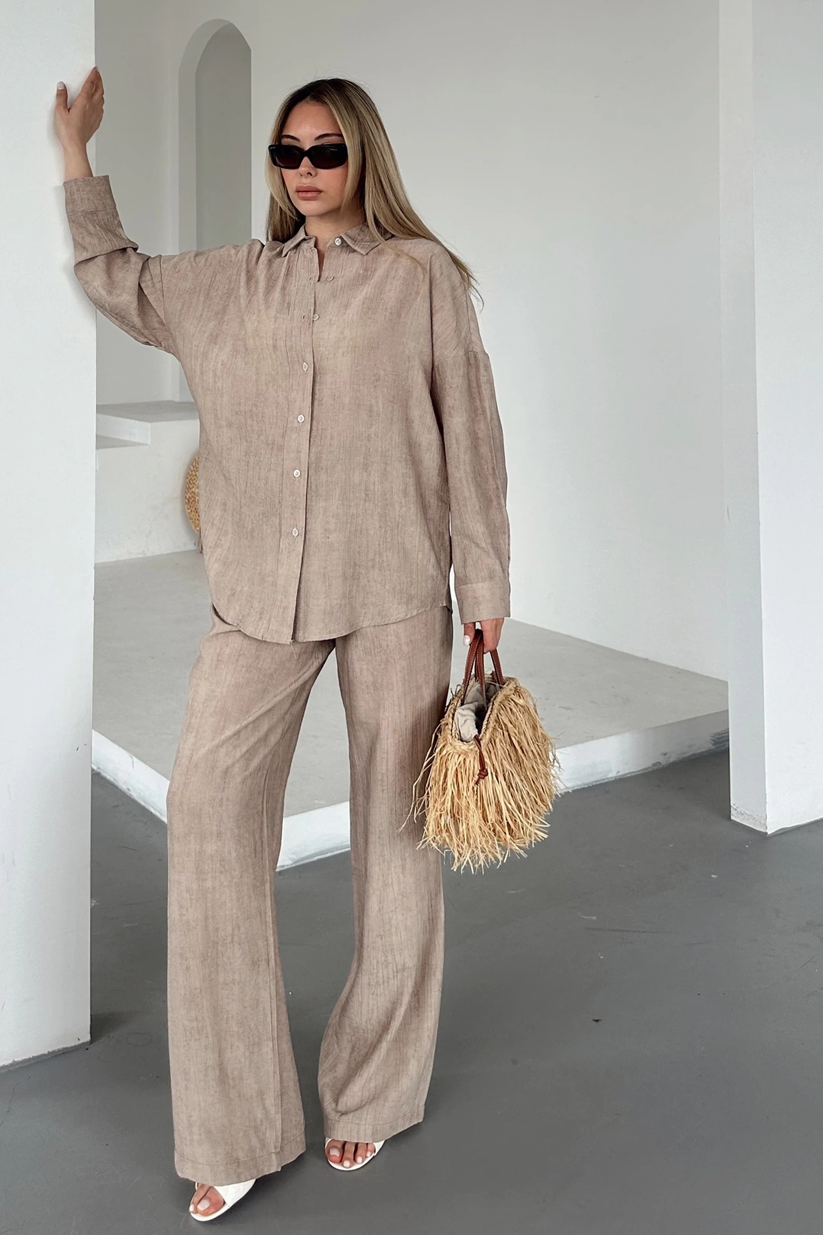 Rahat Kesim Pantolon Bej