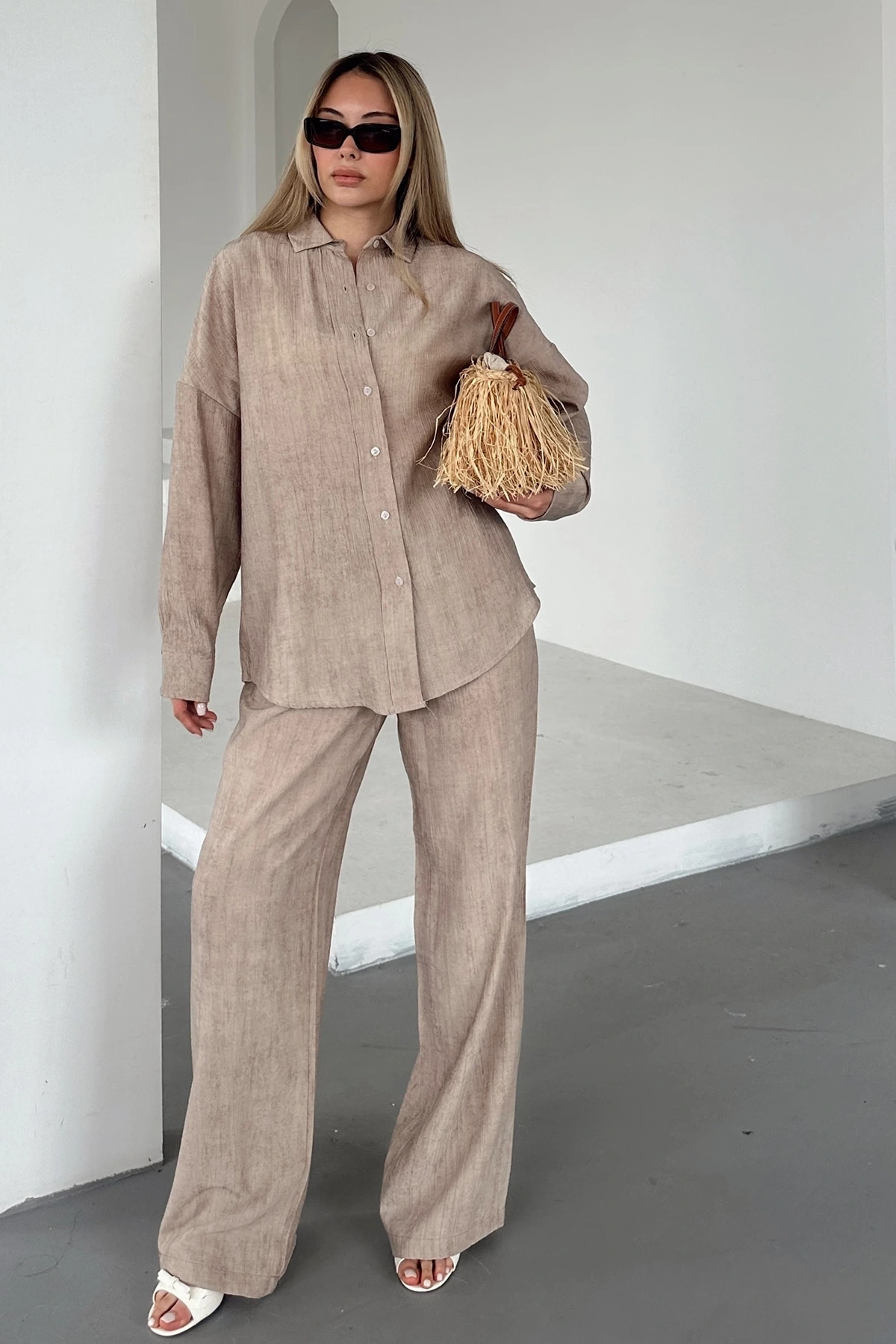 Rahat Kesim Pantolon Bej