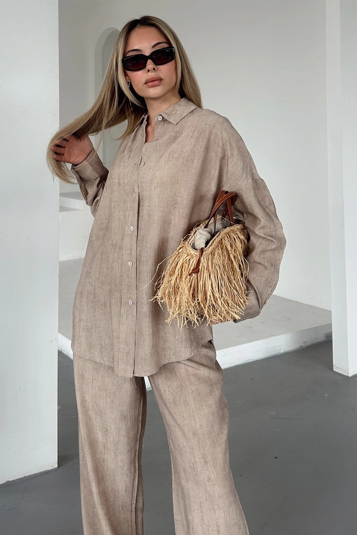 Rahat Kesim Pantolon Bej