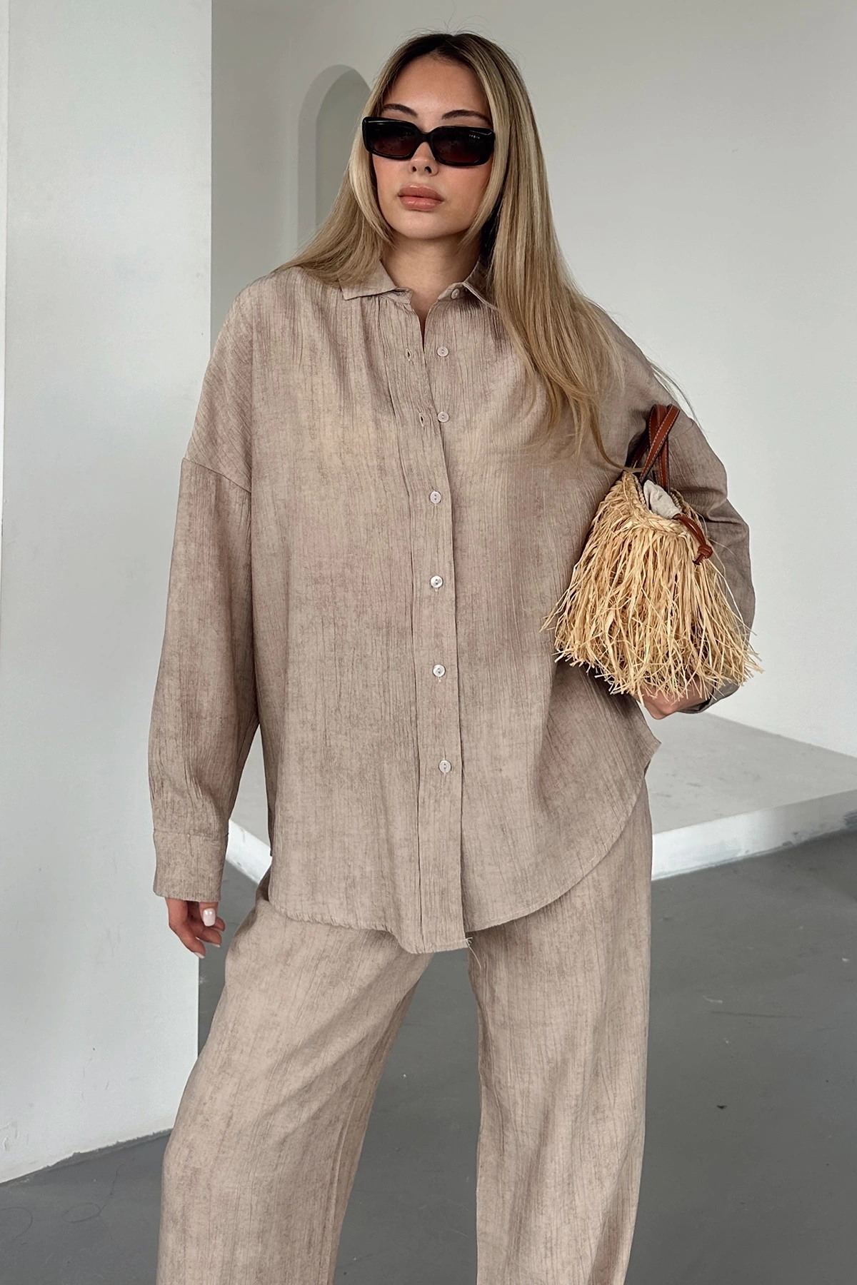 Rahat Kesim Pantolon Bej