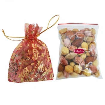 Dilşeker Special Hazır Keseli Paketlenmiş Düğün, Nişan ve Kına Kuruyemiş Çerezi 50 Adet 50 Gram