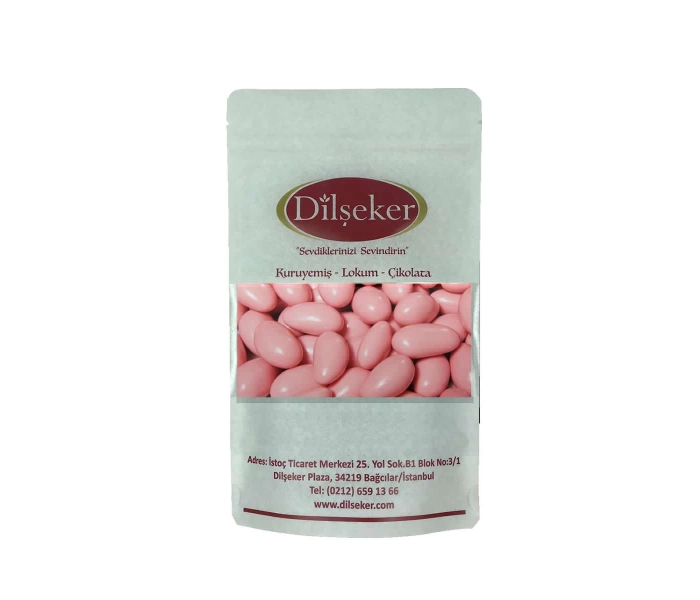 Dilşeker Pembe Badem Draje Çikolata 250 Gram