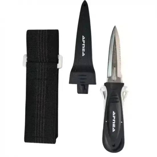 Apnea Attack 9cm Dalış Bıçağı Kol Bantlı Kakıçlı