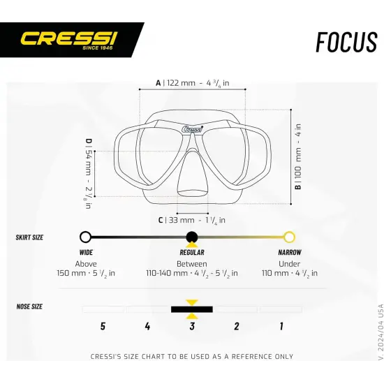 Cressi Focus Maske