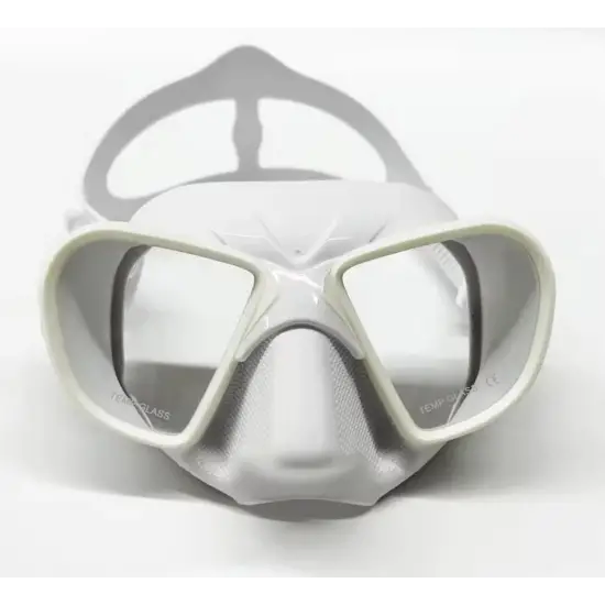 Flexen Beyaz Maske Şorkel Seti