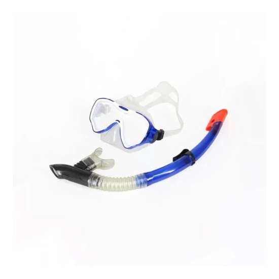 Apnea ibiza Maske Şnorkel Set Şeffaf/Lacivert