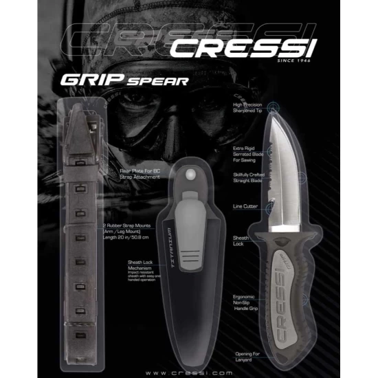 Cressi Grip Dalış Bıçağı