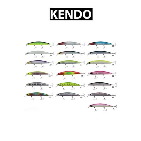 KENDO SEABASS MINNOW 12.5cm 21g FLOATING SUNI YEM