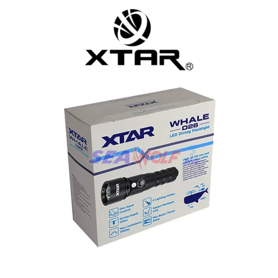 XTAR D26 U3 1000 LUMEN ŞARJLI DALIŞ FENERİ