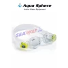 Aqua Sphere Moby Kid Şeffaf Cam - Şeffaf/Lime Çerçeve - Şeffaf Etek Yüzücü Gözlüğü