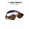 Aqua Sphere Kayenne Polarize Cam - Gri/Turuncu Yüzücü Gözlüğü