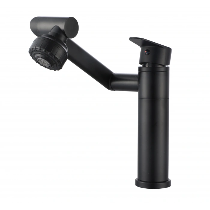 FLEKO AHTAPOT BLACK LAVABO BATARYASI SİYAH