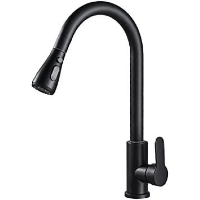 FLEKO FLORA INOX SİYAH SPİRALLİ MUTFAK BATARYASI