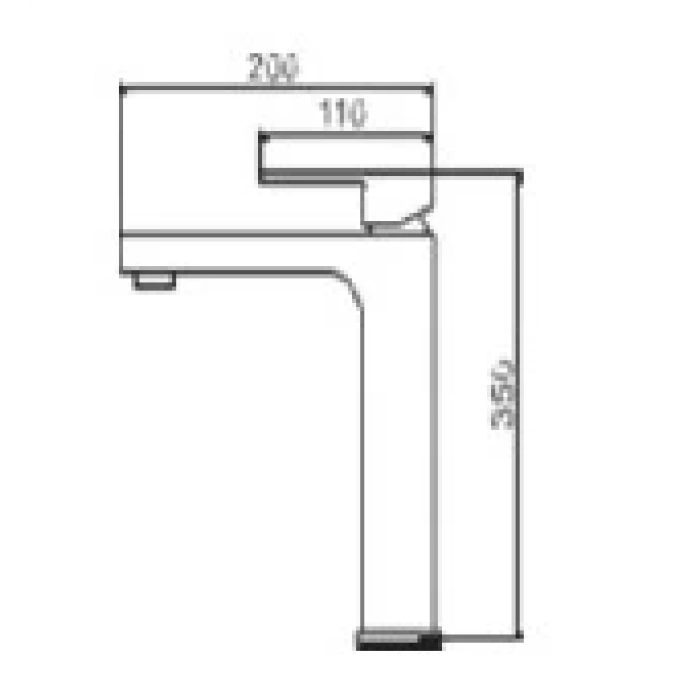 FLEKO VENOM ANTRASİT LAVABO BATARYASI