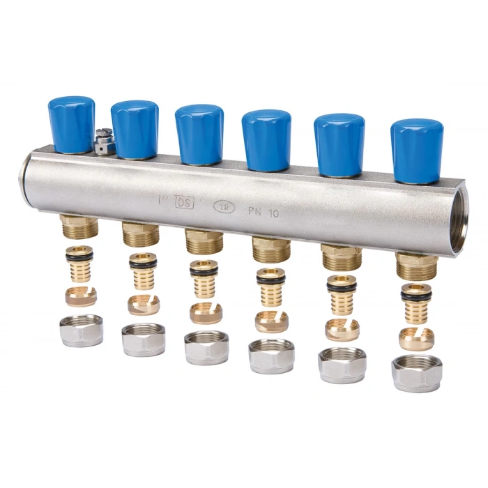 TDS KENDİNDEN VANALI KOLLEKTÖR 1  6 AĞIZ 576-6